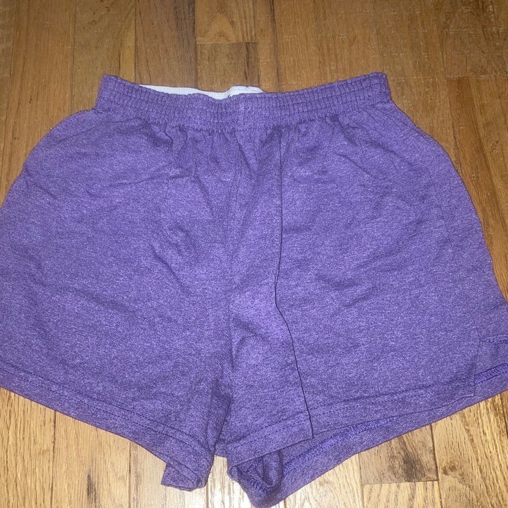 Purple soffe shorts